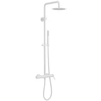 Душевая стойка Excellent Rain Pi белая матовая