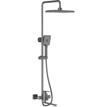 Душевая стойка Frap серая матовая