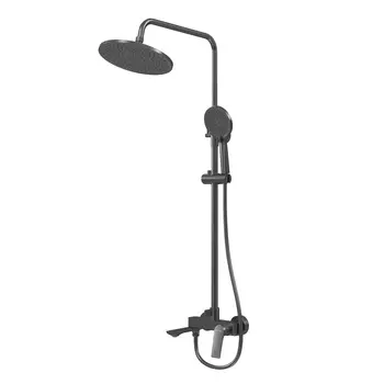 Душевая стойка Galaxy 500.K35.01.420 с верхним душем, ручной лейкой и смесителем