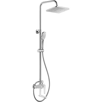 Душевая стойка Haiba HB548-8 белая