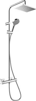 Душевая стойка Hansgrohe Vernis Shape 26286000 Showerpipe 230 1jet с термостатом, хром