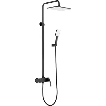 Душевая стойка Kaiser Strike черная матовая