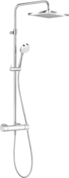 Душевая стойка Kludi Logo Dual Shower System 6809805-00 с термостатом