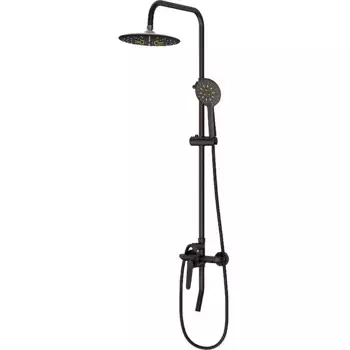 Душевая стойка Laguraty черная матовая