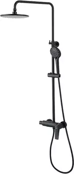 Душевая стойка Lemark Bronx LM3760BL черная