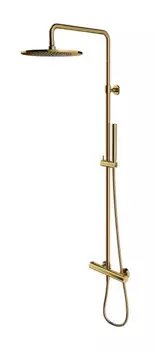 Душевая стойка Omnires Y с термостатом золото