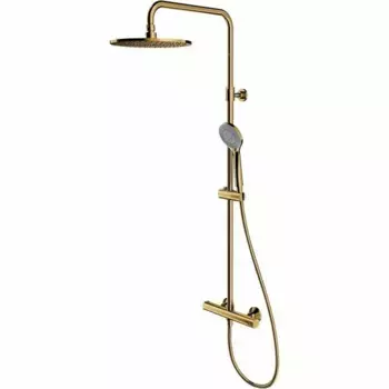 Душевая стойка Omnires Y с термостатом золото