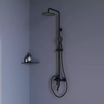 Душевая стойка RGW Shower Panels SP-24B матовый черный