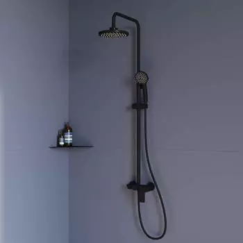 Душевая стойка RGW Shower Panels SP-26B матовый черный