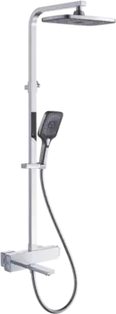 Душевая стойка Rose R1096 с термостатом, хром