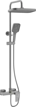 Душевая стойка Rose R1836T-6 с каскадным изливом, пепельный