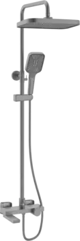 Душевая стойка Rose R1896T с термостатом, пепельный
