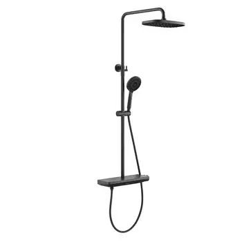 Душевая стойка STWORKI Стокгольм FT13662-BD черная матовая