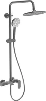 Душевая стойка STWORKI Вестфолл W1H306-Grey воронёная сталь