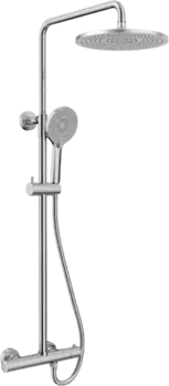Душевая стойка Vincea Esse VSFS-1E0TCH с термостатом, хром