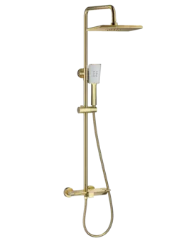 Душевая стойка Wonzon & Woghand WW-AE33110-BG брашированное золото
