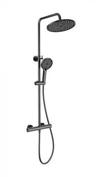 Душевая стойка Wonzon & Woghand WW-B3013-T1-BGG темный графит