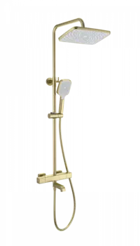 Душевая стойка Wonzon & Woghand WW-B3016-T1-BG брашированное золото
