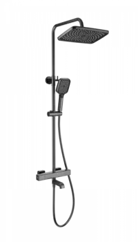 Душевая стойка Wonzon & Woghand WW-B3016-T1-BGG темный графит