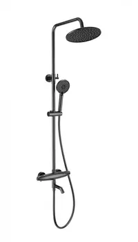 Душевая стойка Wonzon & Woghand WW-B3031-A3-BGG темный графит