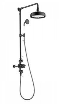 Душевая стойка Wonzon & Woghand WW-B3041-MB матовая черная