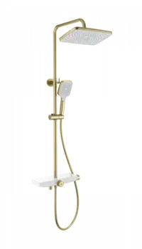Душевая стойка Wonzon & Woghand WW-B3098-A-BG брашированное золото