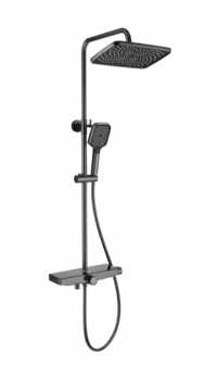 Душевая стойка Wonzon & Woghand WW-B3098-A-BGG темный графит