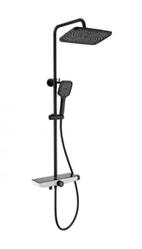 Душевая стойка Wonzon & Woghand WW-B3098-A-MB матовая черная