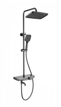 Душевая стойка Wonzon & Woghand WW-B3099-A-BGG темный графит