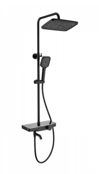 Душевая стойка Wonzon & Woghand WW-B3099-A-MB матовая черная
