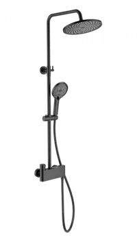 Душевая стойка Wonzon & Woghand WW-B3110-MB матовая черная