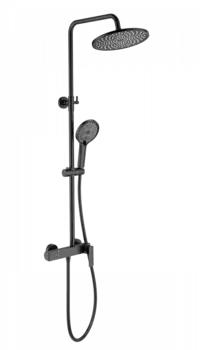 Душевая стойка Wonzon & Woghand WW-B3517-MB матовая черная