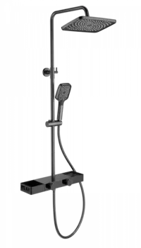 Душевая стойка Wonzon & Woghand WW-B3552-BGG темный графит