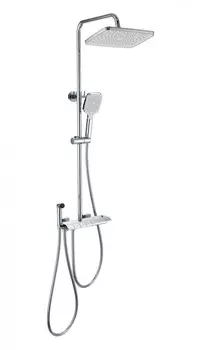 Душевая стойка Wonzon & Woghand WW-B4132-A-CR с гигиеническим душем, хром