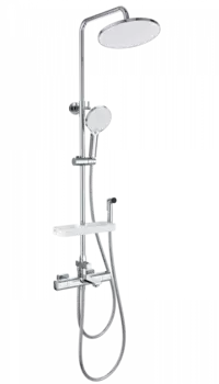 Душевая стойка Wonzon & Woghand WW-C3011-A1-CR с гигиеническим душем, хром