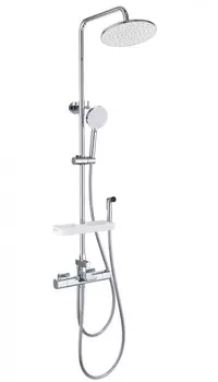 Душевая стойка Wonzon & Woghand WW-C3017-A1-CR с гигиеническим душем, хром