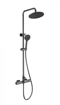 Душевая стойка Wonzon & Woghand WW-C3017-A-BGG темный графит