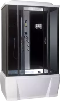 Душевой бокс Arcus 120х85 черный стекло тонированное