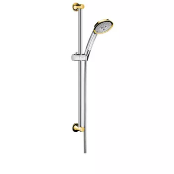 Душевой гарнитур 27843090 HG Raindance Classic 100 AIR 3jet/Unica'Classic 65 см душевой гарнитур (хром/золото)