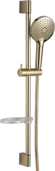 Душевой гарнитур AQUAme AQM8101BG шлифованное золото