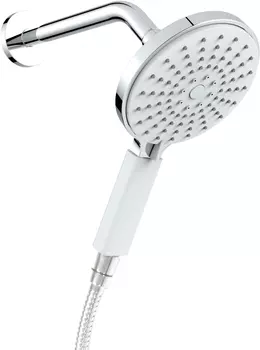 Душевая лейка с кронштейном Swedbe Calypso хром глянцевый