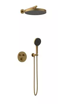 Душевой комплект AltroBagno Bilancia 040414 OrSp С ВНУТРЕННЕЙ ЧАСТЬЮ, матовое золото