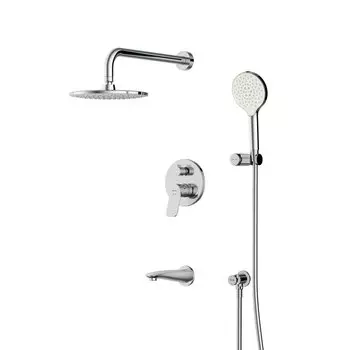Душевой комплект AM.PM X-Joy FB85A3RH10 С ВНУТРЕННЕЙ ЧАСТЬЮ, хром