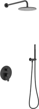 Душевой комплект Berges Ventas 2R черный матовый