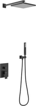 Душевой комплект Berges Ventas 2S черный матовый