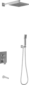 Душевой комплект Berges Ventas 3S 073005 С ВНУТРЕННЕЙ ЧАСТЬЮ, хром