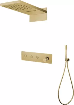 Душевой комплект Boheme Fusion золото глянцевое