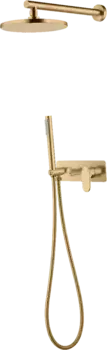 Душевой комплект Boheme Spectre 454-MG С ВНУТРЕННЕЙ ЧАСТЬЮ, matt gold