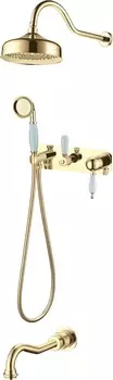 Душевой комплект Boheme Tradizionale Oro золотой глянцевый