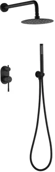 Душевой комплект Boheme Uno черный матовый